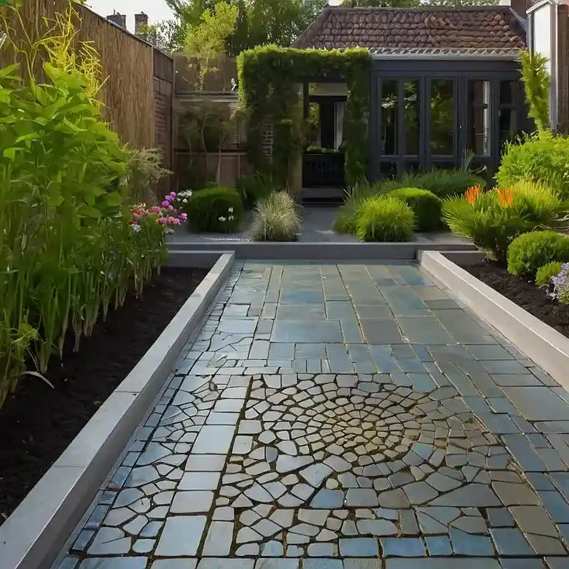 Keramische tegels voor in de tuin