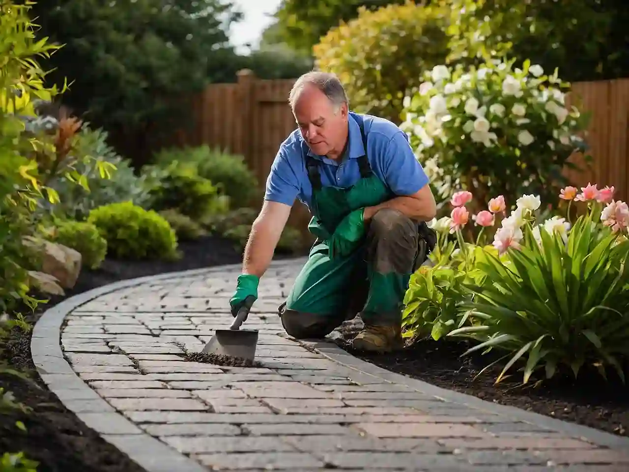 Tuinpad stratenmaker inhuren den haag
