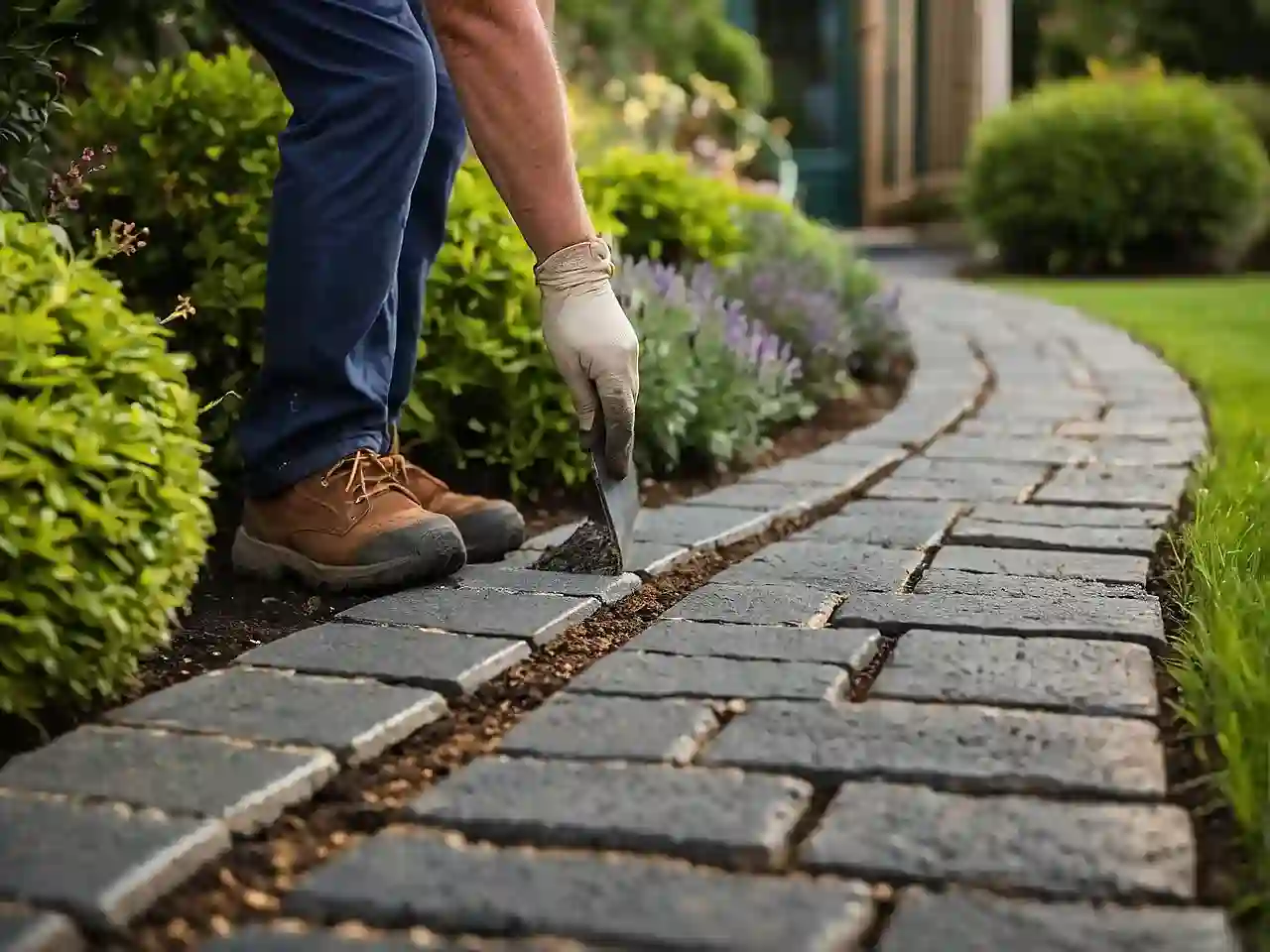 Tuinpad stratenmaker inhuren